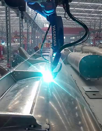 机器人焊接工作站——罐车附件焊接机器人